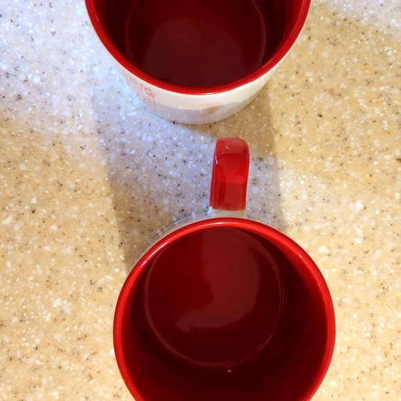 2 Santa Christmas Mugs Stocking & Santa Ornament - Picture 5 of 7